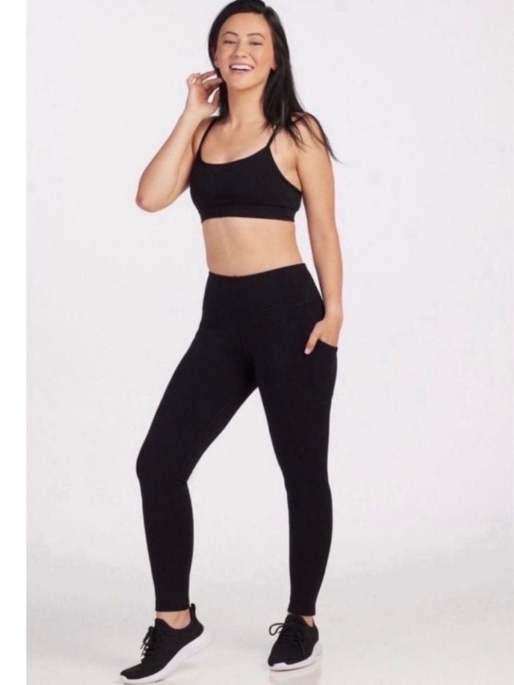 Woolx piper pocket merino wool leggings black outdoor hiking fall natural fiber
